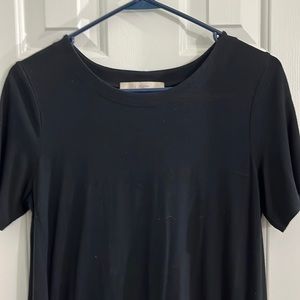 VGUC LOFT mini swing dress black SP